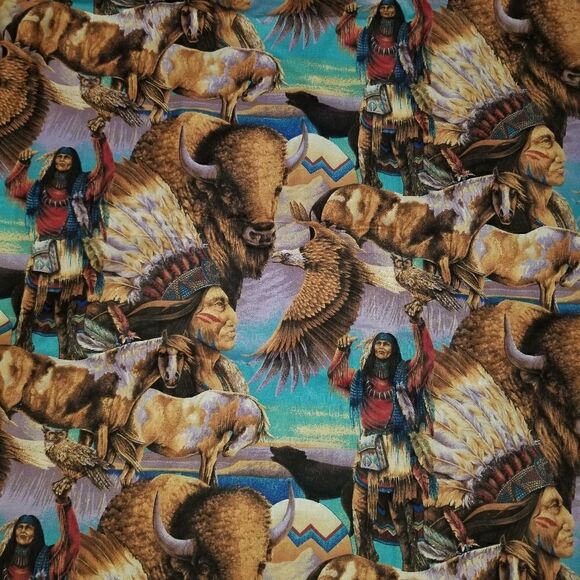 native of  America fabric 45x90 new - Picture 2 of 11